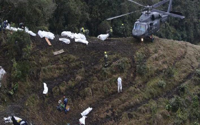 αεροπορική τραγωδία, Κολομβία, Τσαπεκοένσε,