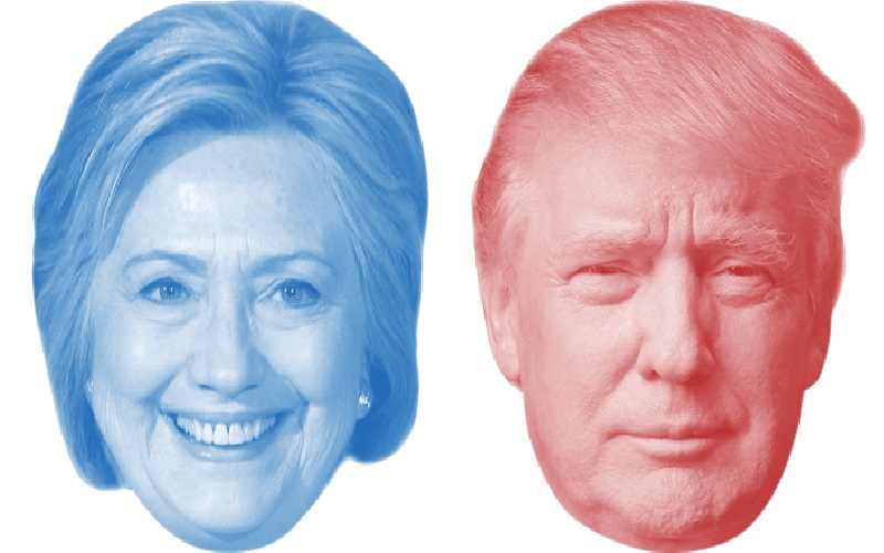 Election Polls 2016, Hillary Clinton, Donald J. Trump, δημοσκοπήσεις εκλογών ΗΠΑ, προεδρικές εκλογές των ΗΠΑ