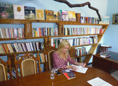 Συνέντευξη Μαίρης Μπακογιάννη στη Βιβλιοθήκη Σπάρτου